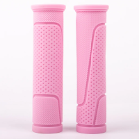 Грипсы 125мм резиновые, розовый, H-G 63 pink