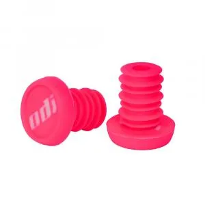 Заглушки в руль (2шт) силикон, розовый, ВЛ-00036052