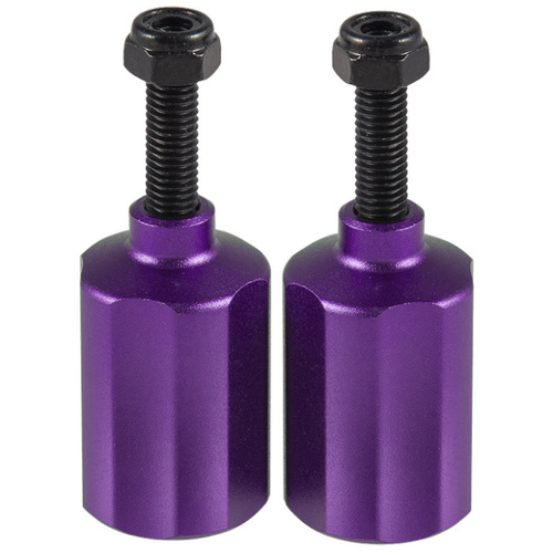 Пеги для трюковых самокатов (две пеги, две оси) G2, фиолетовый