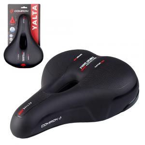 Седло COMIRON YALTA C036 255x190 черный/красный, ВЛ-00034935