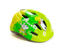 Шлем детский TRIX кросс-кантри, 9 отверстий, регулировка, S 48-54см, Out Mold, зеленый "dog"