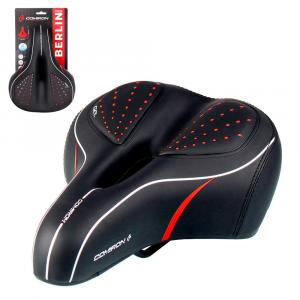 Седло COMIRON BERLIN FITNESS C014 270X195 черный/красный, ВЛ-00034515