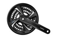 Система Shimano Tourney TX801 7/8ск, квадрат, 48/38/28T, 170мм, защита, черный, AFCTX801C888CL