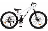 Велосипед LTBIKE BLAST 24 рама 12" 7-ск диск, алюминий, черный/белый (ЧЗ)