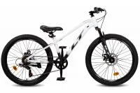 Велосипед LTBIKE BLAST 24 рама 12" 7-ск диск, алюминий, черный/белый (ЧЗ)