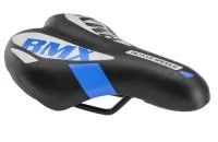 Седло велосипедное TRIX детское, AZ-5593 02 черный/синий, ВЛ-00023832