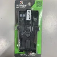 Велозамок JinJian T602 цепь с кодом, 60х130х200мм, черный, ВЛ-00025767