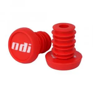 Заглушки в руль (2шт) силикон, красный, ВЛ-00036051