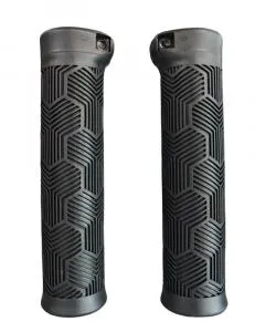 Грипсы 125/135мм CHGB1019 с фиксатором, чёрный, ВЛ-00036616