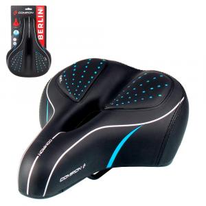 Седло COMIRON BERLIN FITNESS C014 270X195 черный/синий, ВЛ-00034516