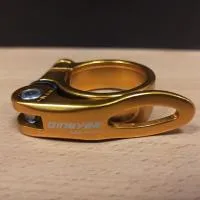 Зажим подседельный GINEYEA KC88, D-34,9мм, золотистый, ВЛ-00015421