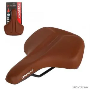 Седло COMIRON KINGSTON C063-Br 265x195 комфорт, коричневый, ВЛ-00036094