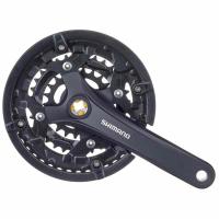 Система SHIMANO Acera FC-T3010 44/32/22T 3x9 скоростей 170мм квадрат с защитой, без упак. черный, AFCT3010C422CL