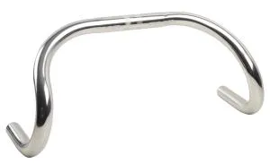 Руль ZOOM DR-AL-130 25,4х 400мм, серебристый, ВЛ-00035575