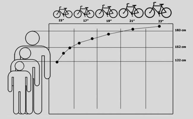 Как правильно выбрать размер рамы велосипеда