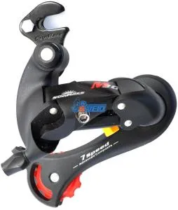 Переключатель задний SUNRACE M33 7 передач, длинная рамка, с крюком, ВЛ-00012630