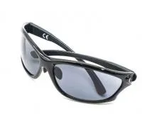 Очки спортивные 739979MB-A оправа черная, линзы серые UV400, запасные линзы