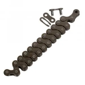 Цепь KMC BMX City Track Fix bike, 1 скор. Z1 1/2"x1/8" 112 звеньев, с замком, без упак., ВЛ-00036040