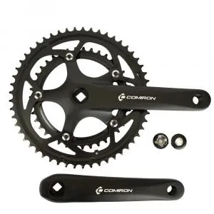 Система шатунов COMIRON JIA-CR-05 170мм 39/53T AL+ST квадрат, черный , ВЛ-00037261