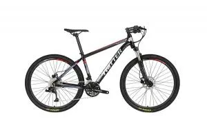 Велосипед TWITTER MTB мод. TW3900XC 27.5" M2010-9S AL6061 р. 17 чёрный/красный (ЧЗ)