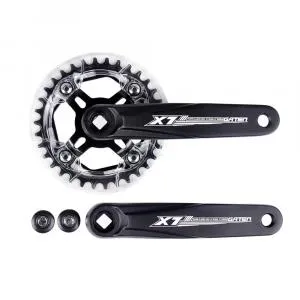 Комплект шатунов GTN21 под квадрат 34T, A08 170 мм, кованый алюминий 6061-T6, звезда стальная SA168P, ВЛ-00035680