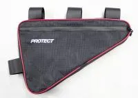 Велосумка под раму PROTECT 40х26х5см со световозвращающей аппликацией, черный, ВЛ-00029388