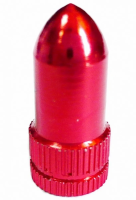 Колпачок на автониппель "Пуля" с накаткой у основания, красный, VLX-VC01
