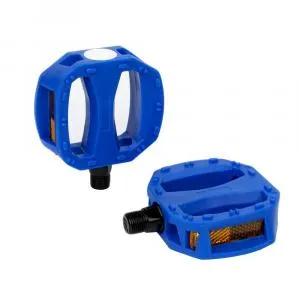 Педали 9/16" KIDS MIXIEER MX-P631 87х87мм, с рефлектором, синий, ВЛ-00037246