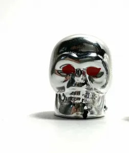 Колпачок на ниппель "Череп", серебристый, ВЛ-00036100