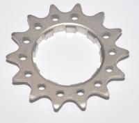 Звезда 14Т CR-MO шлицевая для втулки Single Speed или кассетной втулки ВМХ на широком основании , TRSK-F 14T