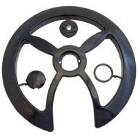 Защита шатунов SUNNY WHEEL SW-720, 46/48Т, универсальное крепление, пластик, черный, 6-180656