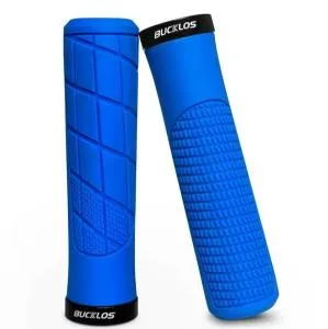 Грипсы 125мм BUCKLOS черный/синий, ВЛ-00037097