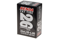 Камера 26" для FAT BIKE 4,50-4,80 (116/122-559) авто/Schrader/AV усил. толщ. стенки 1,0мм KENDA, 5-514402 (новый арт. 5-516346)