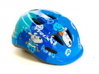 Шлем детский TRIX кросс-кантри, 9 отверстий, регулировка, S 48-54см, Out Mold, синий "dog"