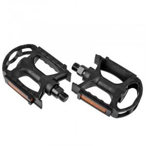 Педали 9/16" NECO мод. WP168 MTB пластиковые, насыпной подшипник, черный, ВЛ-00034353