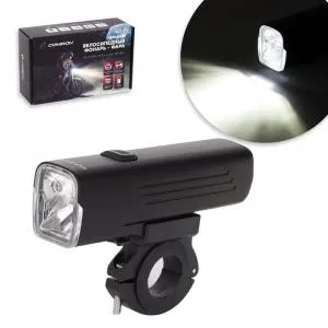Фонарь передний COMIRON RIGHTBEAM корпус алюминий, свет T20*2 1000lm 4800mAh 4 режима, Type-C