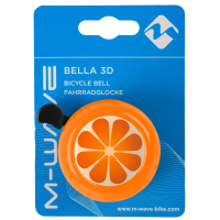 Звонок BELLA 3D M-WAVE D=55мм сталь/пластик оранжевый, ВЛ-00034230