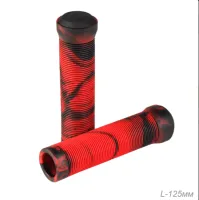 Грипсы 125мм COMIRON красный/черный, ВЛ-00032203