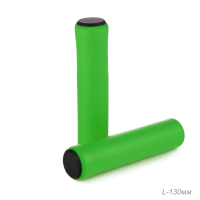 Грипсы 130мм силиконовые, зеленый, 688714