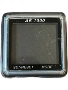 Велокомпьютер AS-1000, беспроводной, 8 функций, двухстрочный дисплей, серебристый, ВЛ-00035544