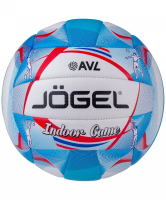 Мяч волейбольный JOGEL Indoor Game белый/голубой/красный