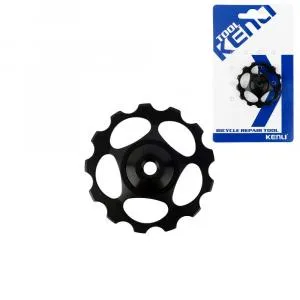 Ролик заднего переключателя KENLI KL-4011F 13 зуб. алюм, черный, ВЛ-00033425