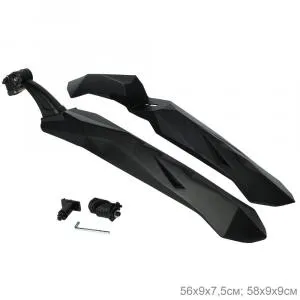 Комплект крыльев 24-29" COMIRON COMIRON Signature Series Matte, пластик, черный, ВЛ-00035666