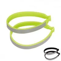 Зажимы для штанин пластиковые со световозвращающими стикерами, ВЛ-00020848