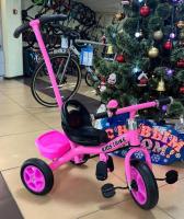 Велосипед детский трехколесный KIDS TRIKE, с корзинкой, ручкой управления