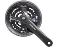 Система Shimano Acera FC-M361 7/8ск квадрат 48/38/28T 170мм, защита, черный, EFCM361C888CL