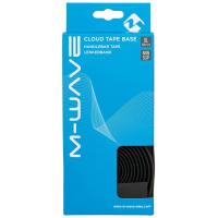 Обмотка руля M-WAVE корковая + крепеж + заглушки на руль 200x3 см антискольз. структура черный , 5-410831
