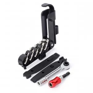 Набор инструментов дорожный KRAFTBIKE из трещетки с головками + лопатки