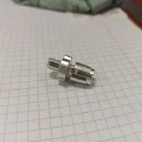 Болт регулировочный тормозного троса CС142-1 (C017) М7 алюминий, серебристый, ВЛ-00022565