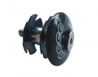 Якорь NECO для вилки 1 1/8", алюминиевая крышка, стальной болт, черный, ВЛ-00026091